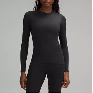 Wundermost Ultra-Soft Nulu Crewneck Long-Sleeve Shirt